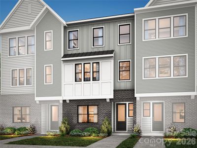 New construction Townhouse house 6008 Yellow Buckeye Dr, Charlotte, NC 28277 - image