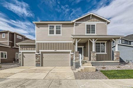 New construction Single-Family house 5991 Sawdust Dr, Brighton, CO 80601 Sierra- photo 0 0