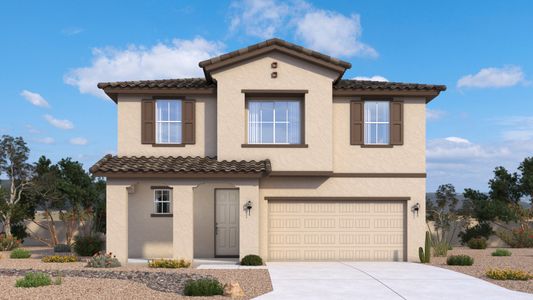 New construction Single-Family house 7210 E Cottonmouth Dr, San Tan Valley, AZ 85143 plan Lilac - image