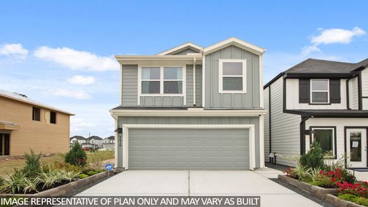 New construction Single-Family house 7506 Bella Springs Dr, Humble, TX 77346 plan 1363 - image
