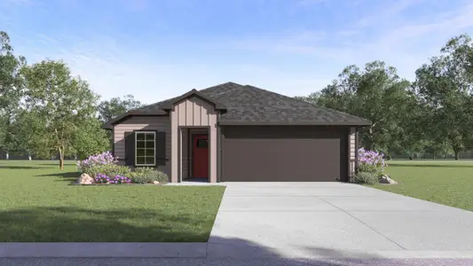 New construction Single-Family house 1272 Wilkins Valley St, Brenham, TX 77833 plan Abbot - image