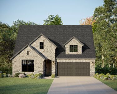 Plan 1562 Elevation A w/ Stone