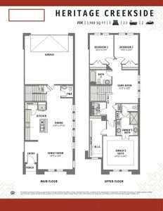 With great entertaining space both upstairs and down plus an over the top owner's suite, our Zoe floor plan has it all!