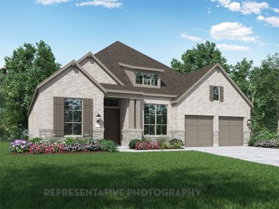 New construction Single-Family house 31023 Peony Place Dr, Fulshear, TX 77441 plan 215 Plan - image