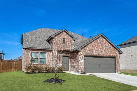 New construction Single-Family house 552 Brook View Dr, Van Alstyne, TX 75495 plan Honeysuckle II - image