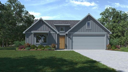 New construction Single-Family house 1813 Windsor Blvd, Lockhart, TX 78644 Irvine- photo 0