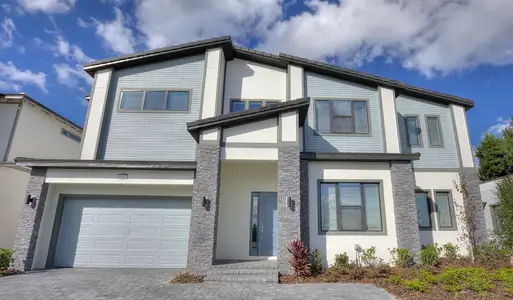 New construction Single-Family house 6001 High Seas Dr, Orlando, FL 32821 plan Oceanside - image