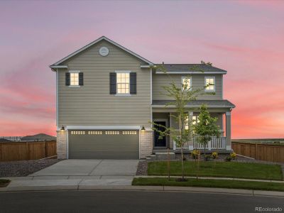 New construction Single-Family house 17424 E 90Th Pl, Commerce City, CO 80022 The Glenwood- photo 0