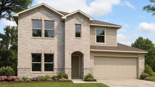 New construction Single-Family house 21915 Vernazza Bend Dr, Hockley, TX 77447 plan Naples - image