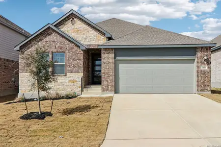 New construction Single-Family house 1419 Arcas Wy, San Antonio, TX 78245 plan The Preston (C403) - image