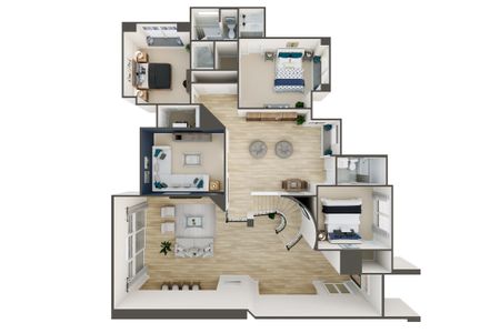 New construction Single-Family house 20415 Via Casa Laura Dr, Cypress, TX 77433 plan Trieste - image 3