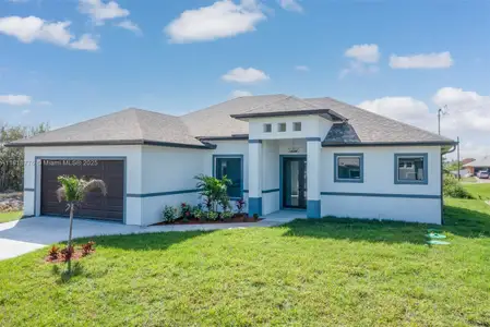 New construction Single-Family house 1245 Echard St E, Lehigh Acres, FL 33974 - image