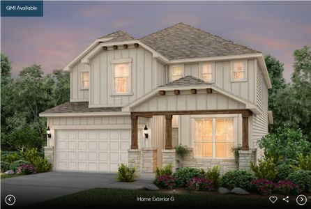 New construction Single-Family house 200 Singing Dove Wy, Liberty Hill, TX 78642 plan Saddlebrook - image
