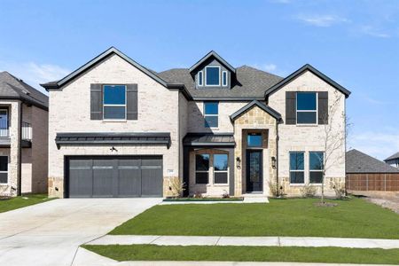 New construction Single-Family house 2008 Burriana Ct, Little Elm, TX 75068 plan Columbia F - image