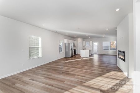 Living Room with Electric Firplace