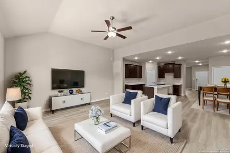 New construction Single-Family house 1616 Golden Wheat, New Braunfels, TX 78130 Harrison- photo 0
