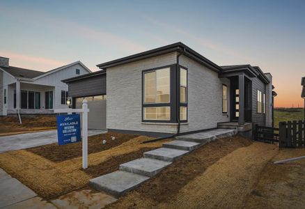 New construction Single-Family house 6795 Fawn Path Wy, Castle Pines, CO 80108 plan 4084 Legends Elevation C - Modern Prairie - image