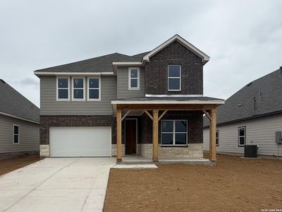 New construction Single-Family house 145 Yale St, Seguin, TX 78155 plan Alexis - image