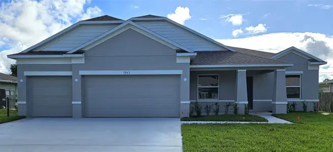 New construction Single-Family house 3043 Sw Segovia St, Port St. Lucie, FL 34953 plan The Sierra - image