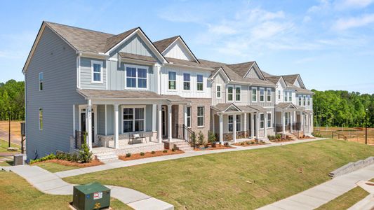 New construction Townhouse house 6626 Corryton St, Flowery Branch, GA 30542 plan ADDINGTON - image