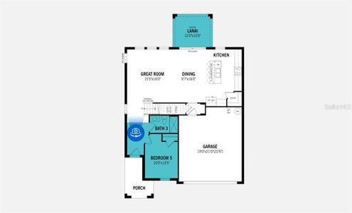 Redwood Floorplan - First Floor