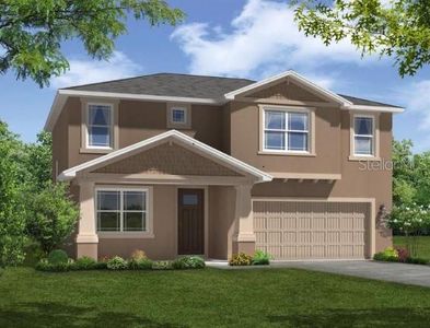 New construction Single-Family house 2408 Wise River Lane, Zephyrhills, FL 33541 Sandalwood- photo 0