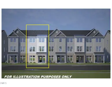 New construction Townhouse house 608 Thatch Ln, Knightdale, NC 27545 - image