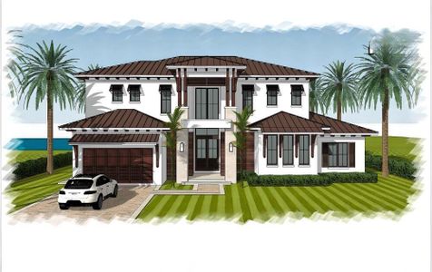 New construction Single-Family house 2442 Bay Circle, Palm Beach Gardens, FL 33410 - photo 0