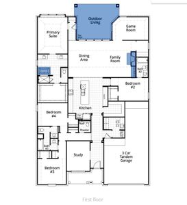 New construction Single-Family house 1044 Pelotazo Ave, Dish, TX 76247 plan Ramsey Plan - image