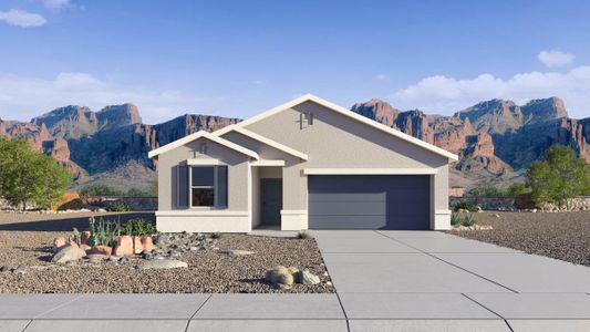 New construction Single-Family house 5529 E Arctic Ln, San Tan Valley, AZ 85140 Easton- photo 0