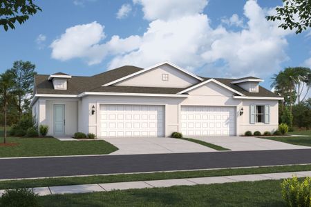 New construction Duplex house 1851 Nottingham Trl, Port Charlotte, FL 33980 plan Augusta - image