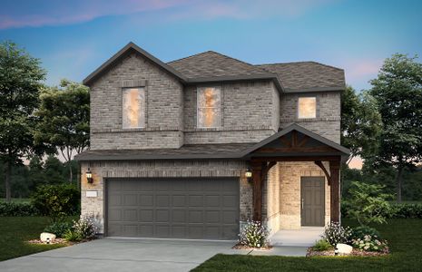 New construction Single-Family house Aubrey, TX 76227 plan Maroon - image