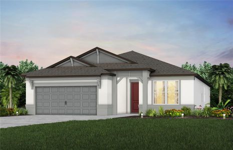 New construction Single-Family house 1231 Kazaz Ct, Zephyrhills, FL 33540 Medina- photo 1 1