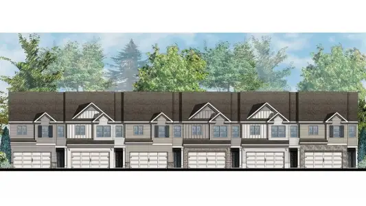 New construction Townhouse house 6525 Parsons St, Flowery Branch, GA 30542 plan Salisbury - image