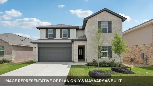 New construction Single-Family house 2313 Bronc Buster Wy, Leander, TX 78641 plan The Ozark - image