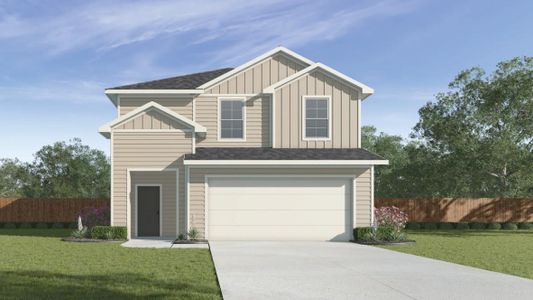 New construction Single-Family house 12105 Pike Bnd, Mustang Ridge, TX 78610 plan The Grace - image