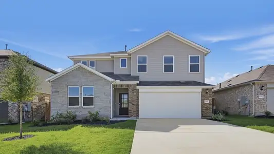 New construction Single-Family house 304 Stinchcomb Rd, Hutto, TX 78634 plan Warbler - image