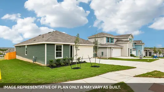 New construction Single-Family house 184 Balmorehea St, Kyle, TX 78640 plan The Dawson - image