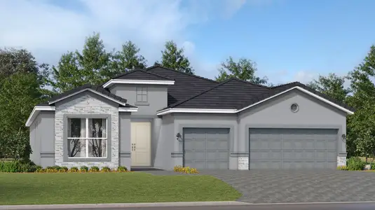 New construction Single-Family house 1579 Double Eagle Trl, Naples, FL 34120 plan The Summerville II - image