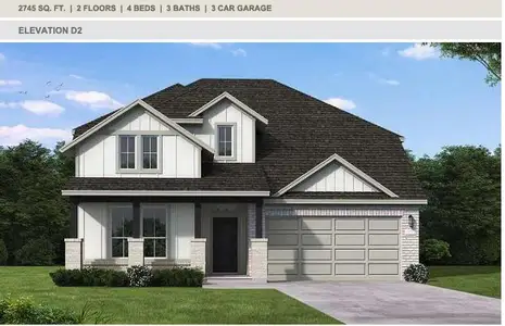 New construction Single-Family house 775 Sage Thrasher Cir, Dripping Springs, TX 78620 plan Gallatin - image