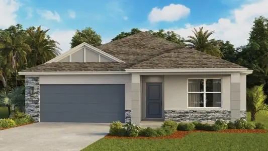 New construction Single-Family house 235 Skyfield Ct, Lady Lake, FL 32159 plan Cali Modern - image