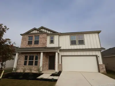 New construction Single-Family house 13635 Beebrush Saddle, San Antonio, TX 78253 plan Columbus - 40' Smart Series - image