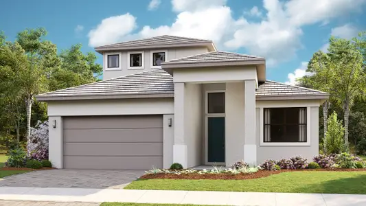 New construction Single-Family house 8290 Valsovano Wy, Port St. Lucie, FL 34987 plan Madison - image