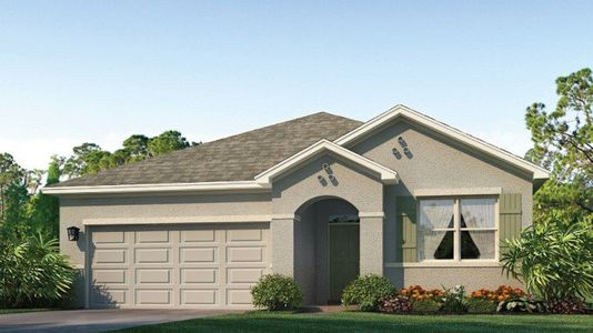 New construction Single-Family house 17323 Wheatberry Blvd, Parrish, FL 34219 Aria- photo 0 0