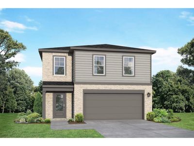 New construction Single-Family house 11122 Liberty Bell Ln, Cleveland, TX 77328 plan The Brazos F - image