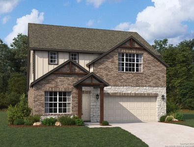 New construction Single-Family house 1443 Lockett Fls, San Antonio, TX 78245 Willow- photo 0