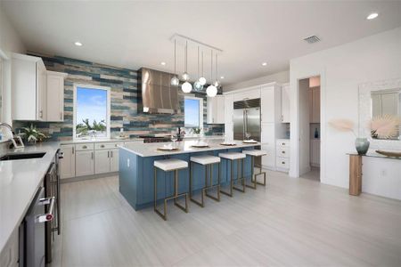 Chefs Kitchen with Walk-in Pantry