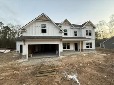 New construction Single-Family house 1315 Birch Wy, Loganville, GA 30052 plan (GA)Grayson A.1 3 Front Entry - image