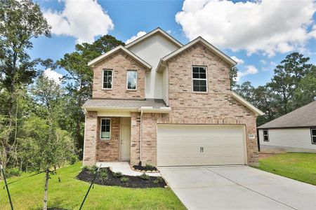 New construction Single-Family house 12115 Mustang Avenue, Willis, TX 77378 Journey Series - Legend- photo 0