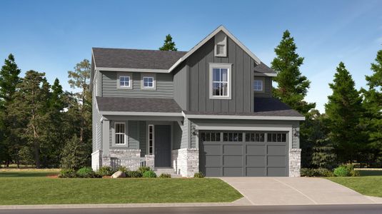 New construction Single-Family house 7875 S Cherokee Trl, Centennial, CO 80016 plan Evans - image